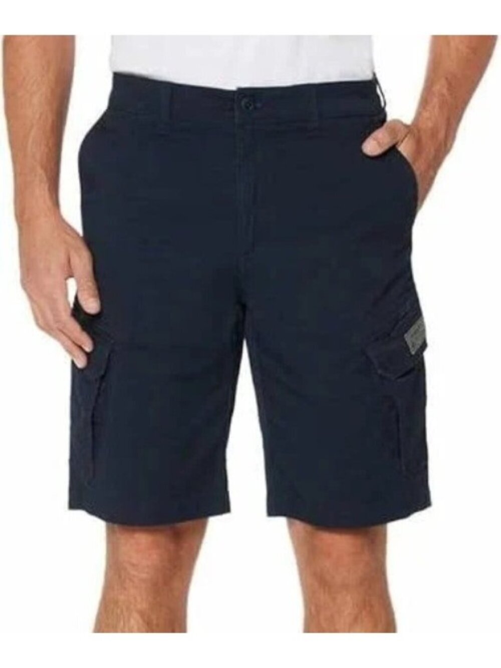 NWT Unionbay Men's Size 30 Cargo Shorts Blue Cotton Blend